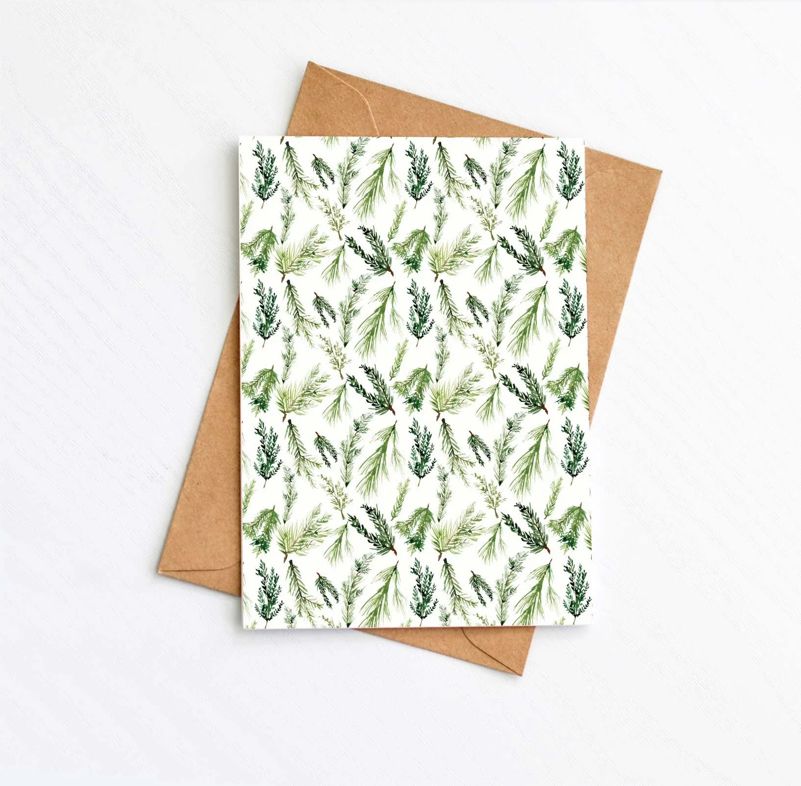 Pine Sprig Pattern Card