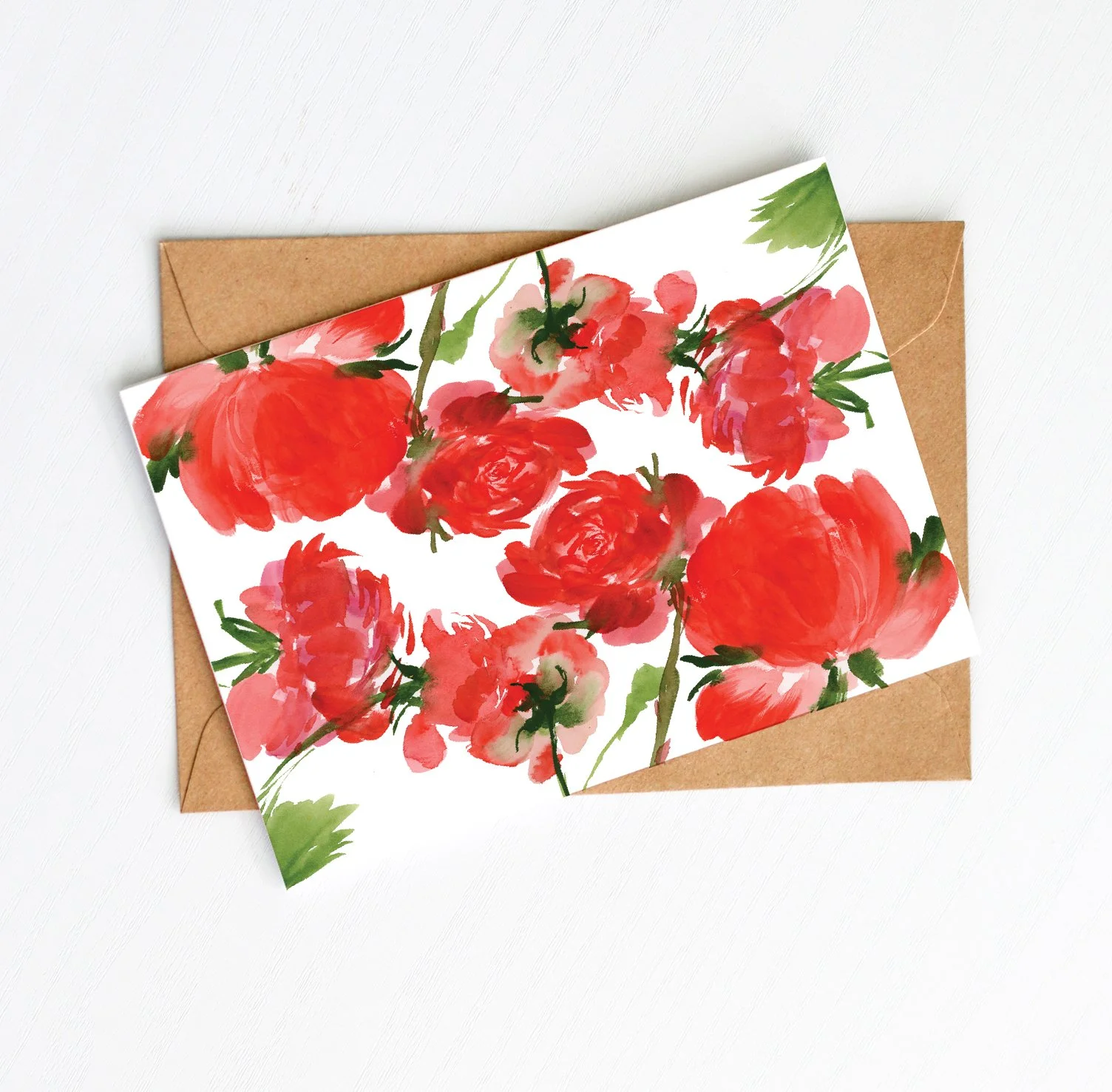 Red Roses 3 - Gretting Card