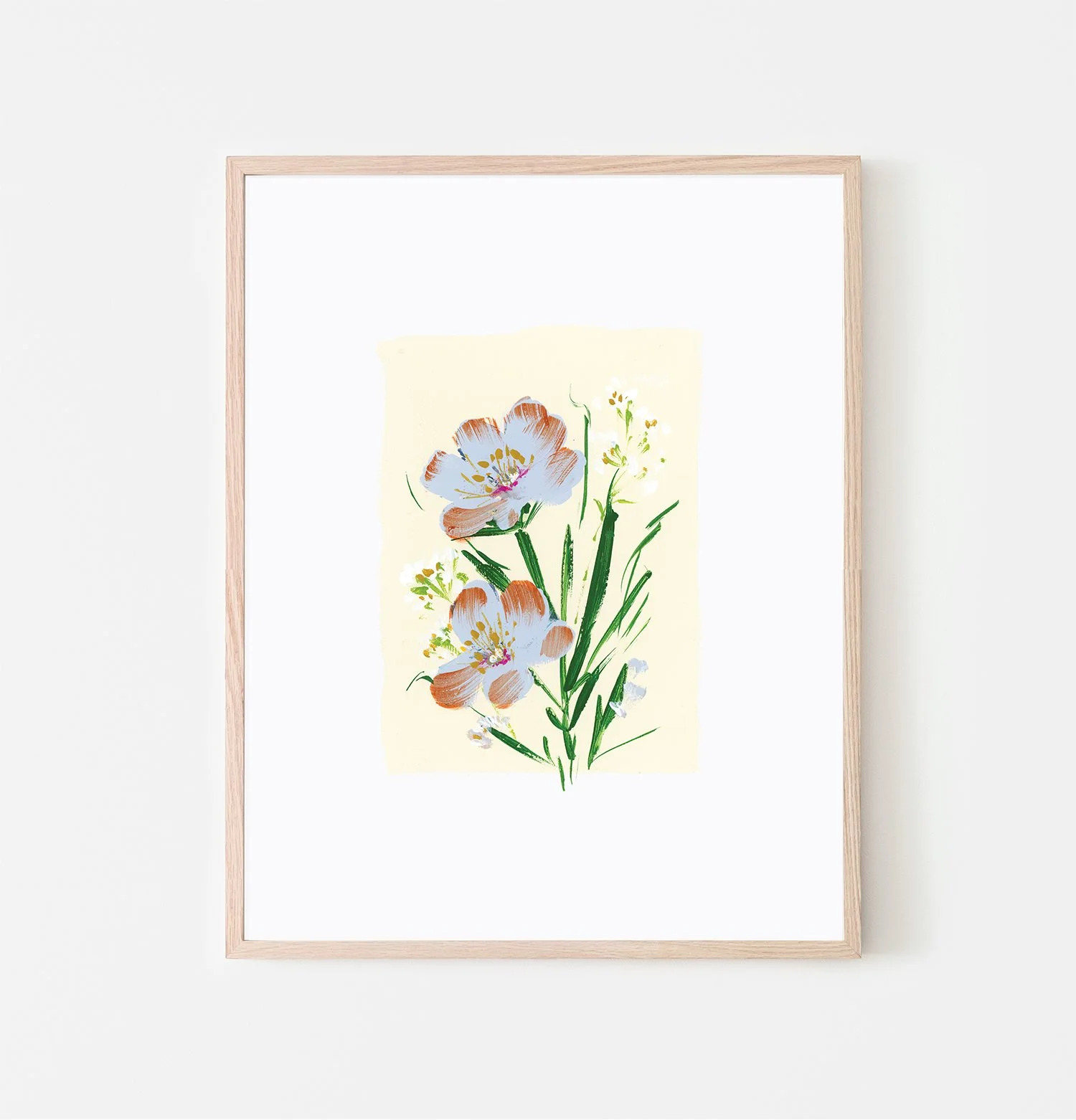 Blue Orange Cosmos-8x10-Vertical-floating-skinny-wood-raw-frame.jpg