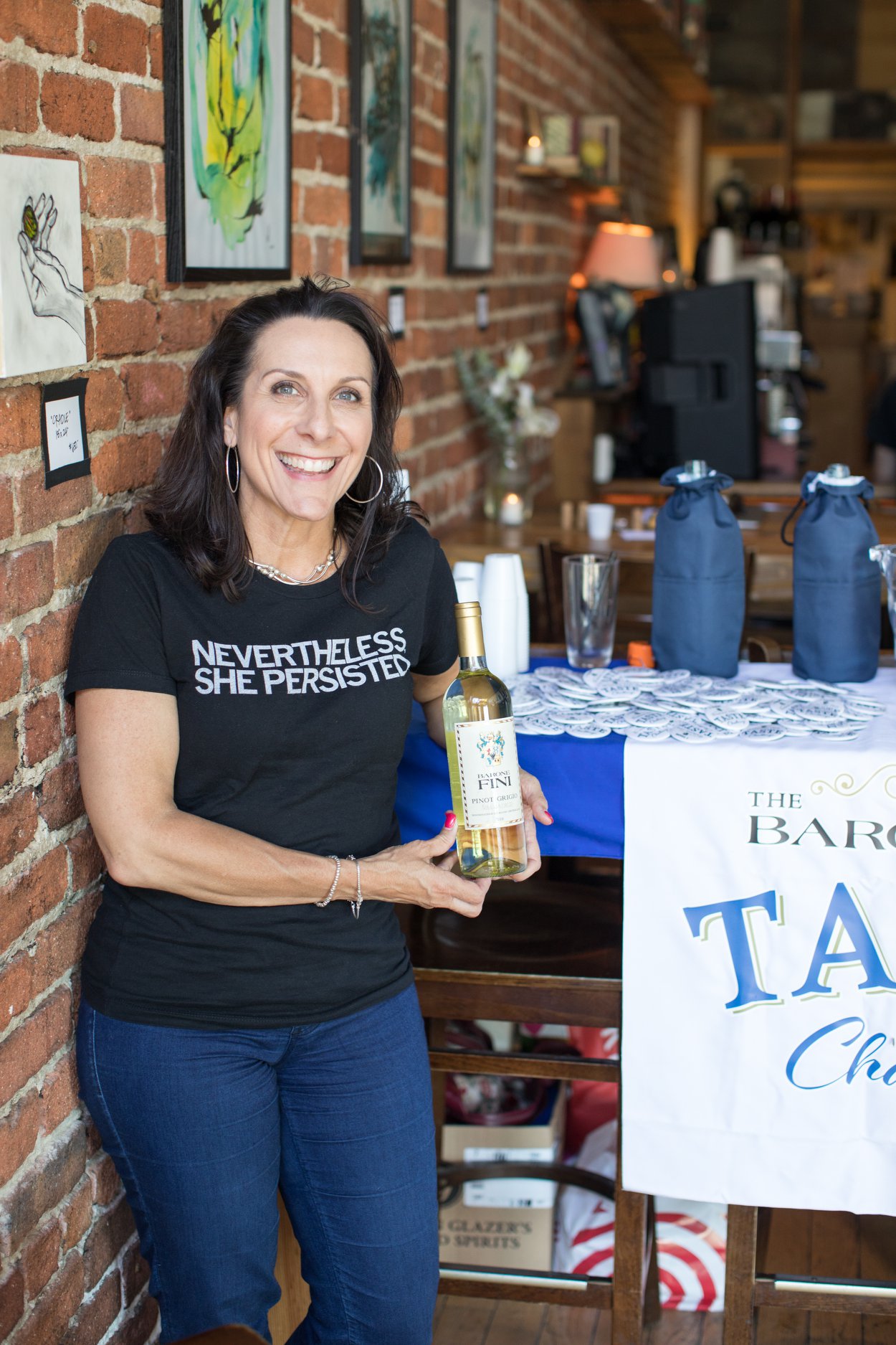 📷 © Morgan Shidler | Suzette Obergfell, TWSS™ sponsor Barone Fini Wines
