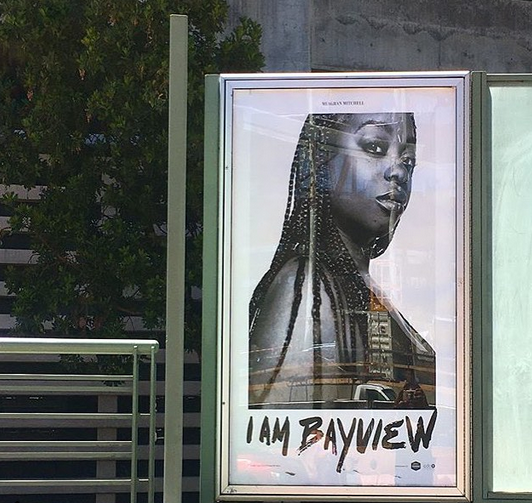 September Speaker Meaghan Mitchell featured in #IAmBayview ad campaign to celebrate the neighborhood's diversity. Photographed by George McCalman & Jason Madara. Instagram: @section926