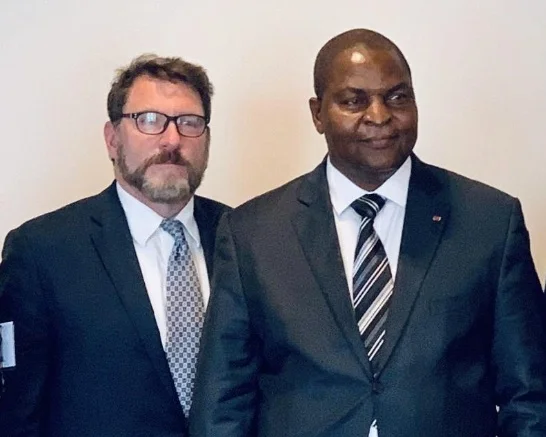 In Washington, DC with H.E. Faustin-Archange Touadéra the President of the Central African Republic