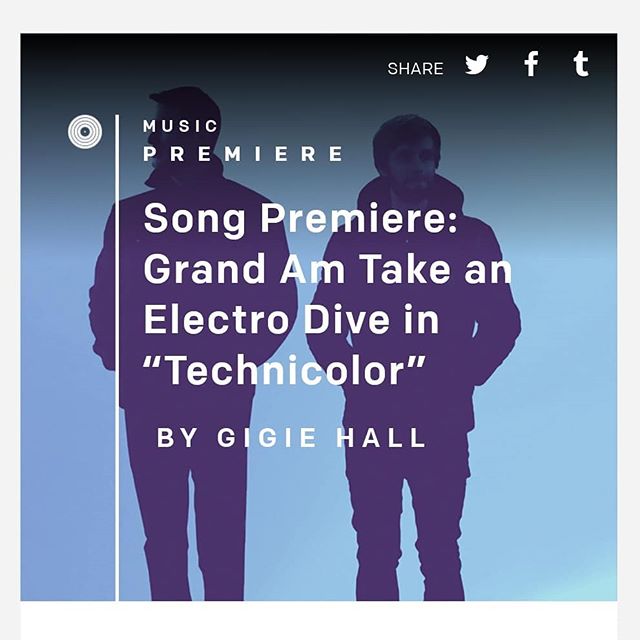 Big thanks to @officialculturecollide for premiering our latest song Technicolor 🙏 Link in bio to listen.  Hope you dig it!