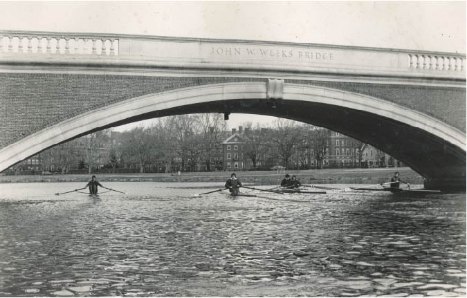 Morning Practice Through Weeks Bridge. From left to right: John Marden (1985 Nationals Medalist), Vaclav Stejskal (former Czech National Team), Susan Gwen-Timothy (later on Canadian National team) and Maria Lane in the double, and Ted van Dusen.