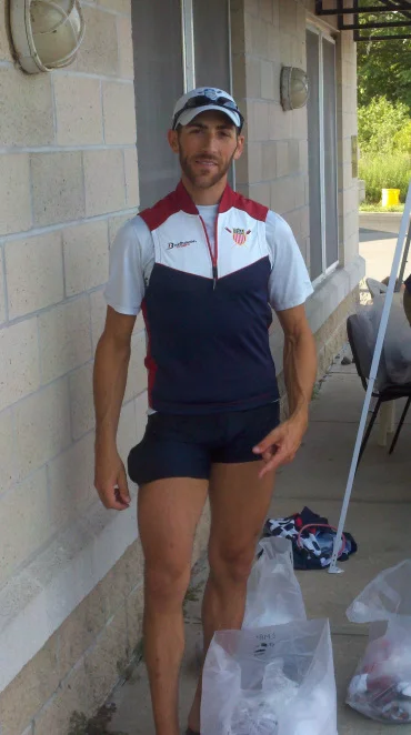 Andrew Hashway strikes a pose.