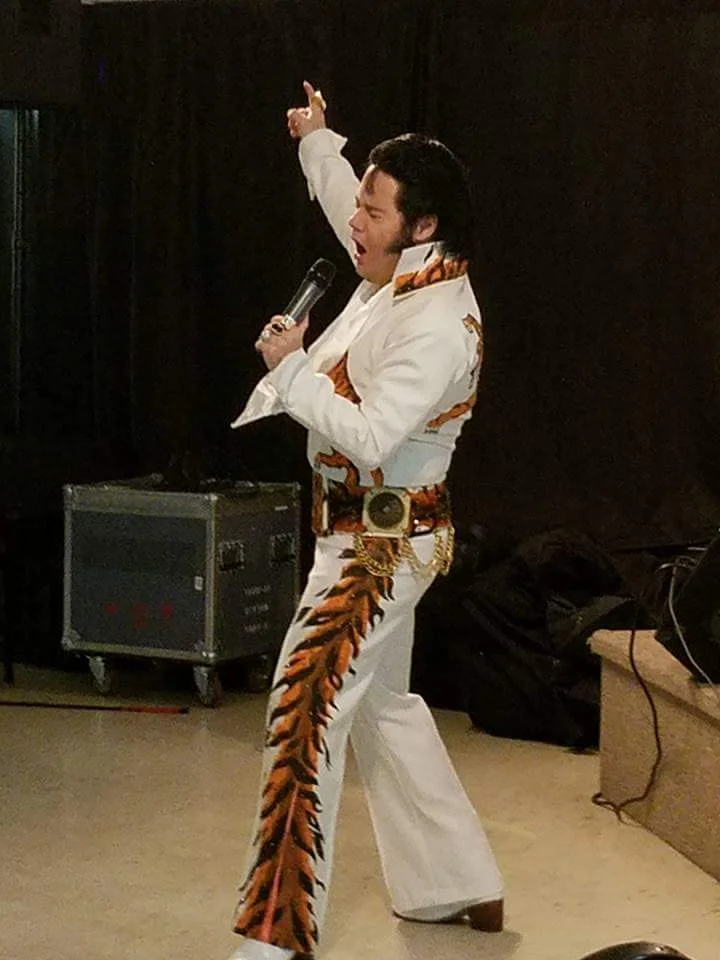 ETA Anthony Joseph wows the crowd at the Barrie Rock and Roll Festival, 2017 . "Anthony performed in Barrie this past weekend backed by Rudy and the Angels. He was just amazing. His rich tone and likeness to Elvis is impeccable. Even though he says he's not Elvis he loves to pay tribute to the man to the best of his ability." Submitted by Cathy Carbone