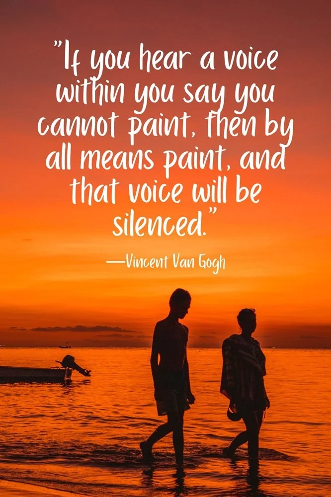 Quote about listening to your heart by Vincent Van Gogh