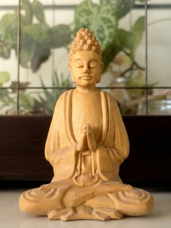 A mini Buddha statuette from Bali, Indonesia