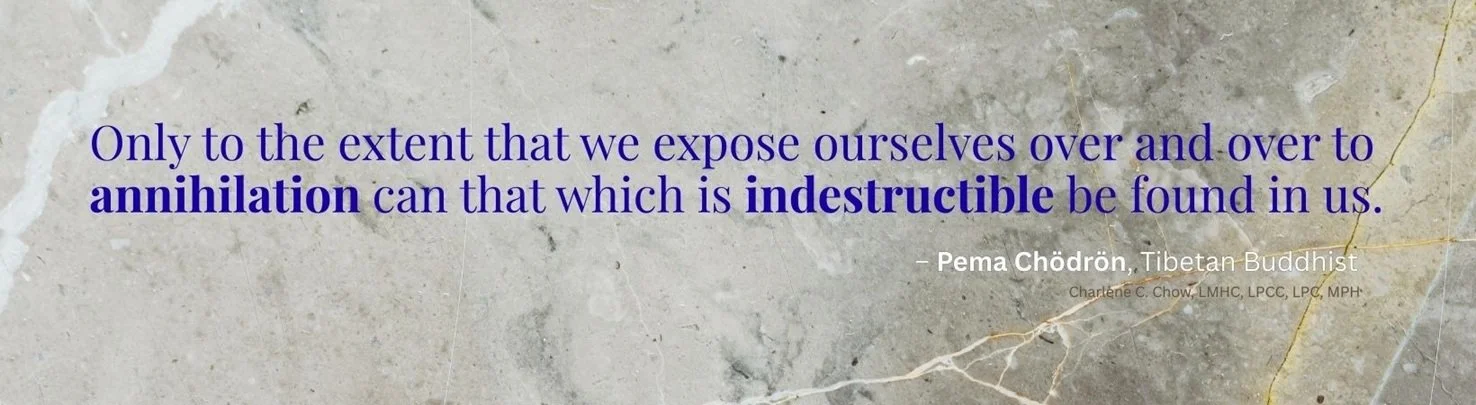 Quote about resilience by Pema Chödrön