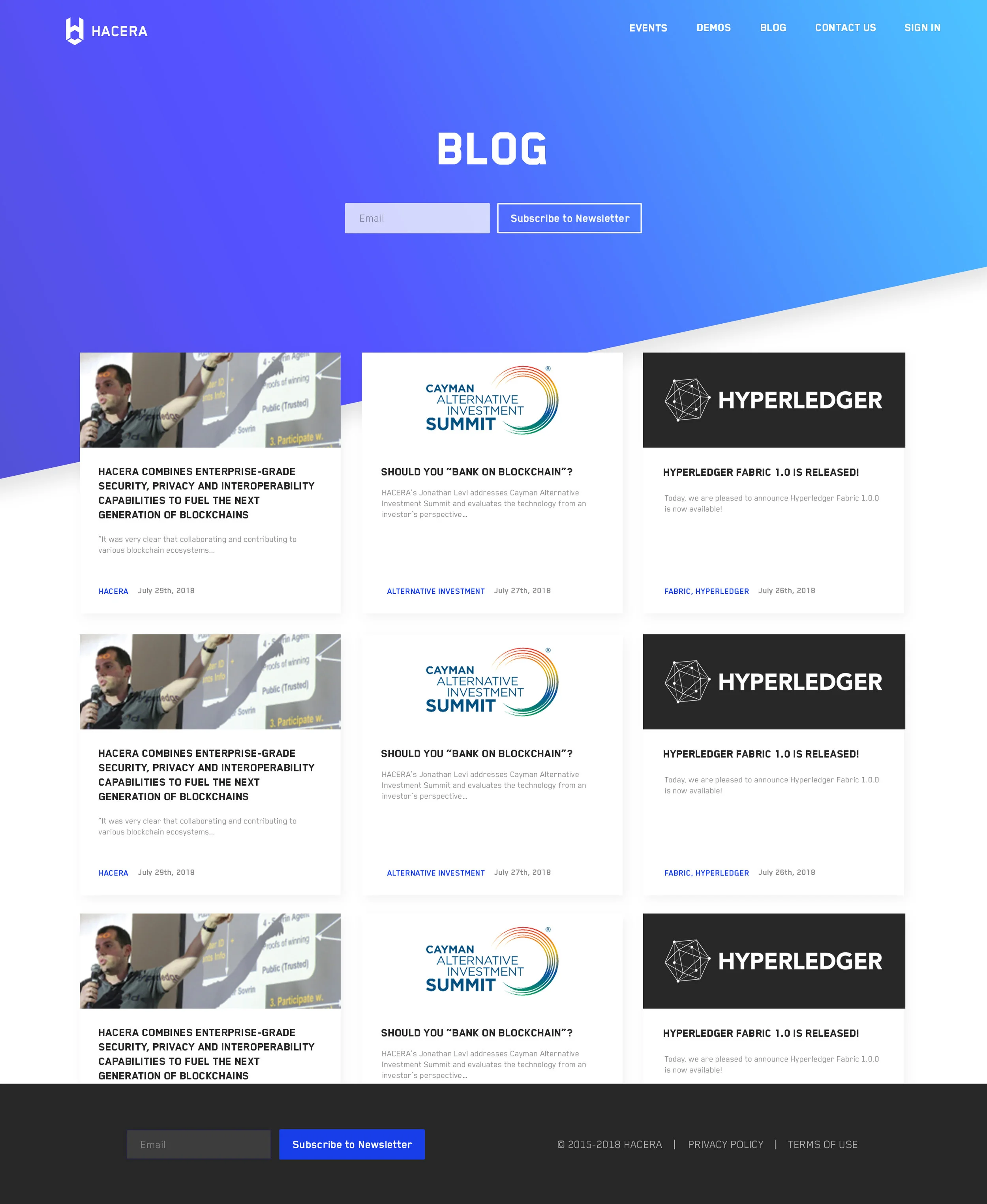 Blog Page