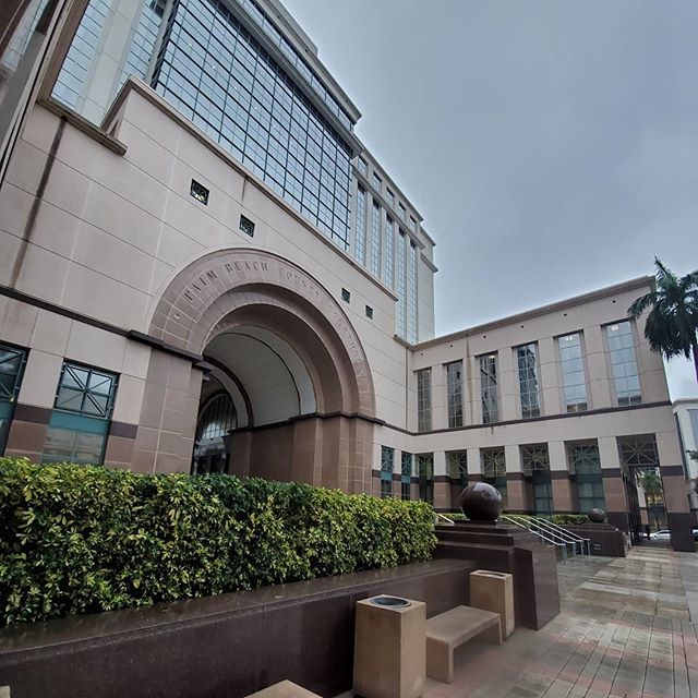 Rain or shine, we are always there for our clients!! Quick shot the other day in the rain at Palm Beach County Courthouse. FYI, we service the entire tri-county area! If you need legal help, contact us! #jotlawfirm #miamidadecounty #browardcounty #pa