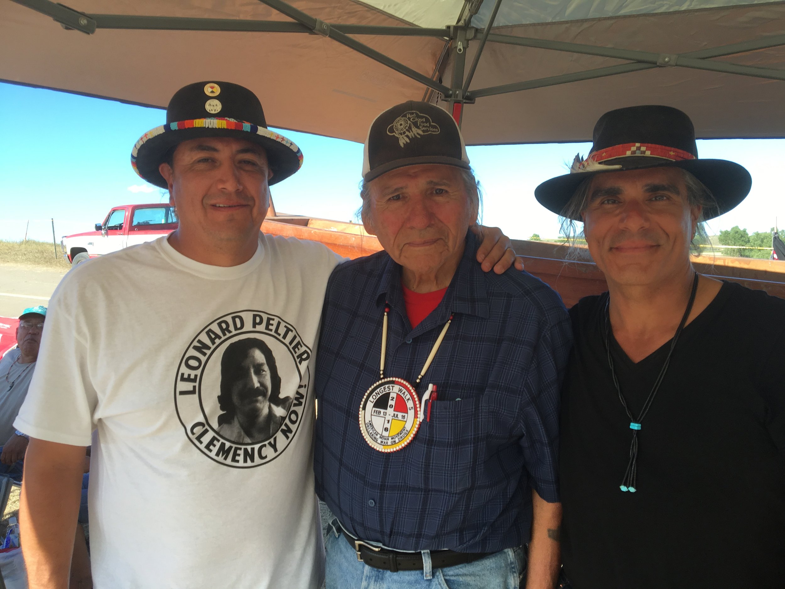 David Archambault II, Dennis Banks, Robby Romero