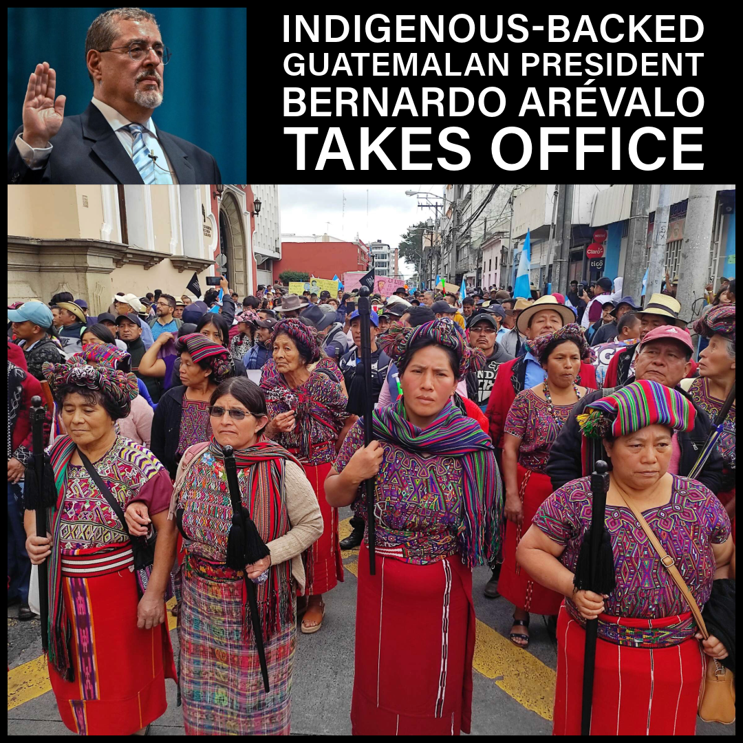 Indigenous-backed Guatemalan President Bernardo Arévalo