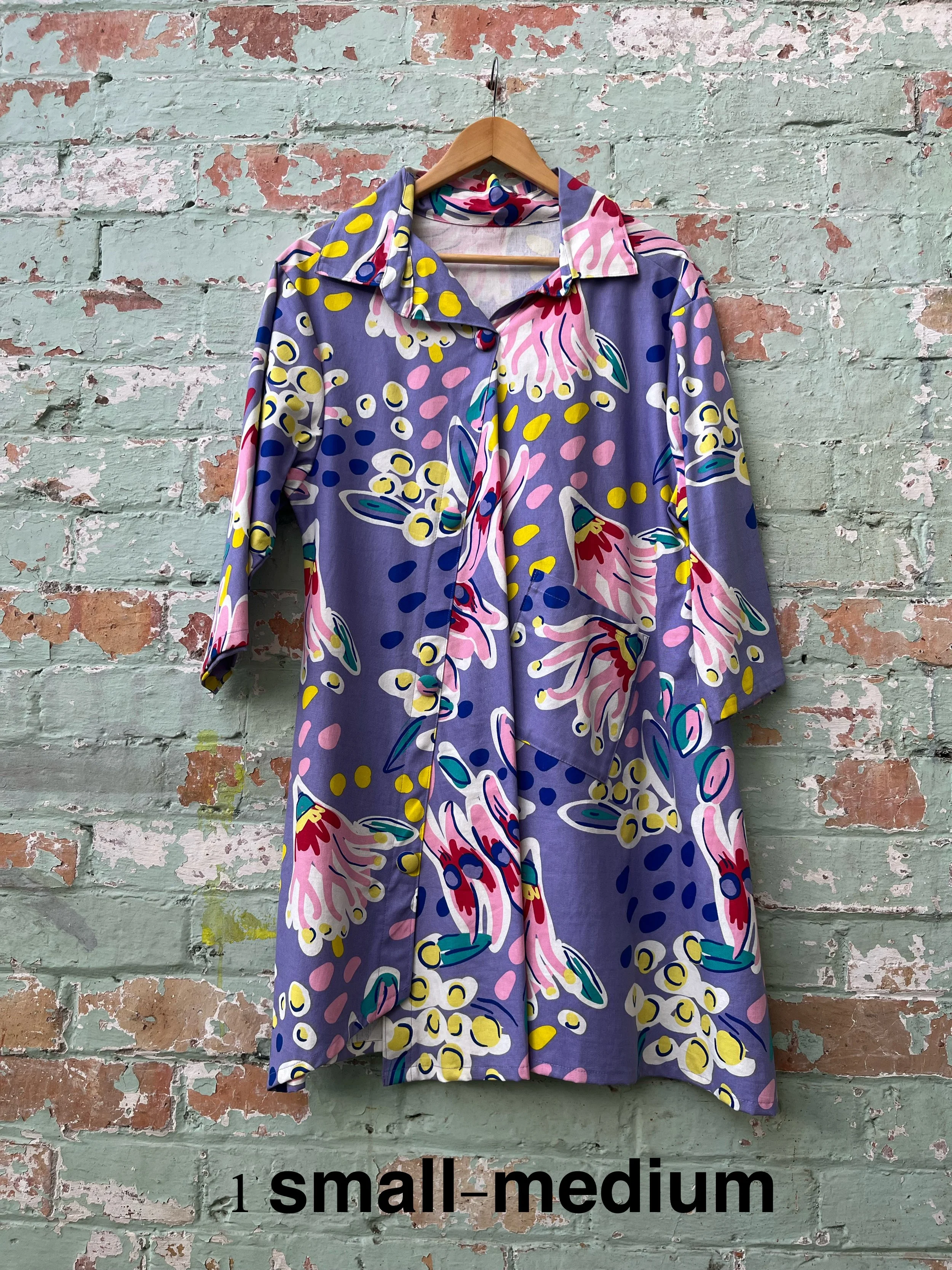 Purple Flowers Dress