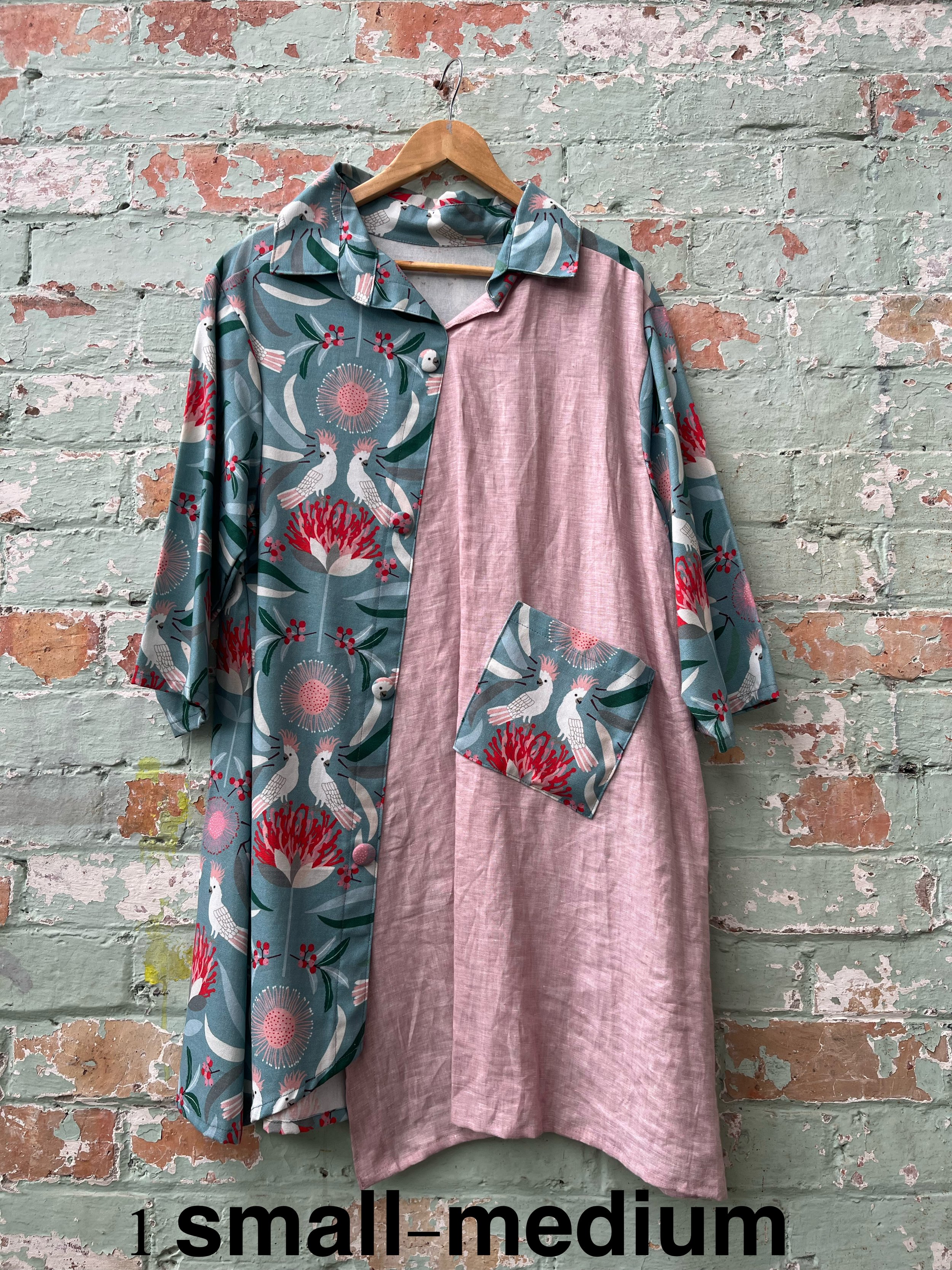 Cockatoo & pink dress .JPG