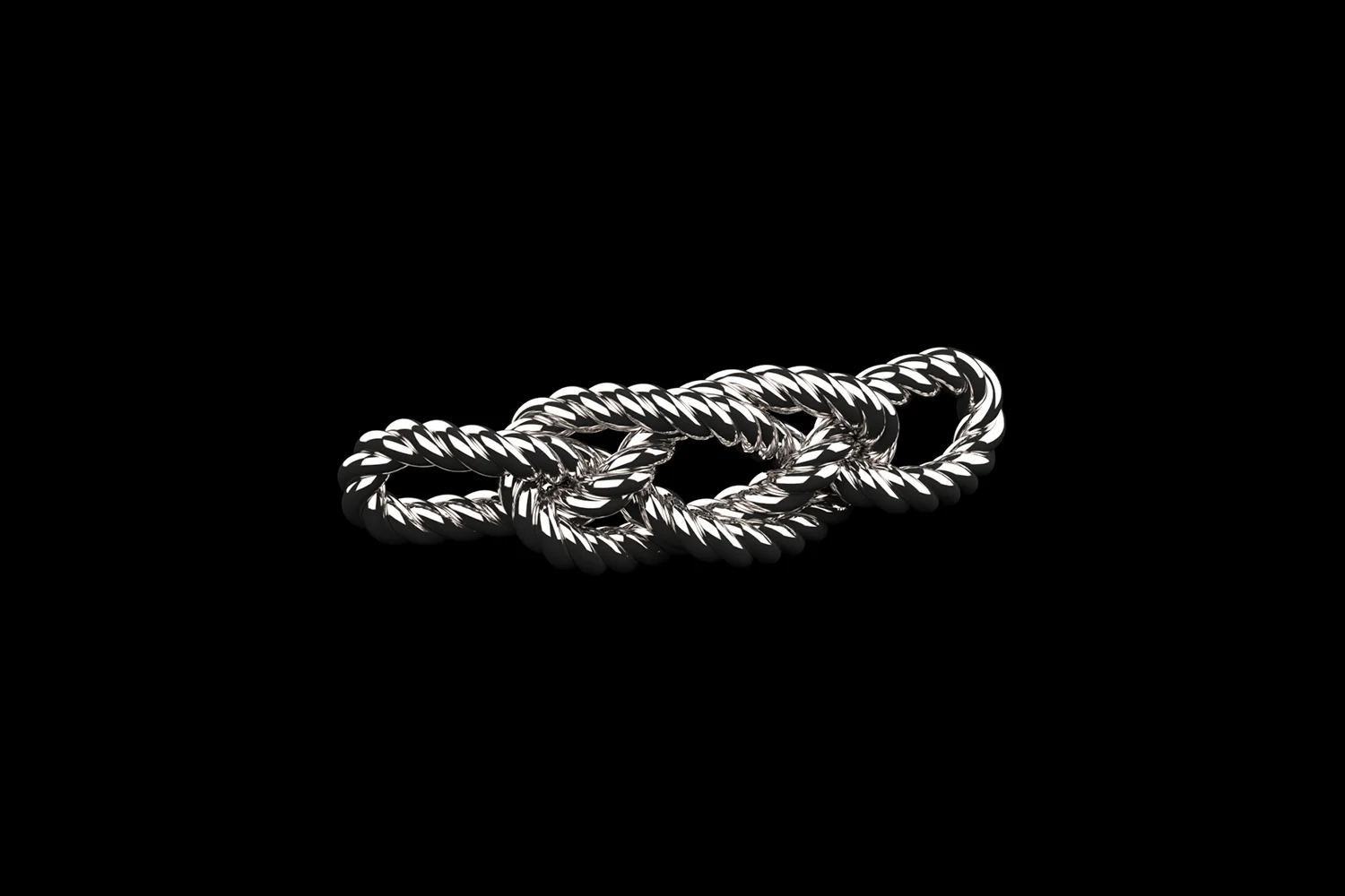 Nautical Themed Rope Bracelet Based on Carrick Bend Knot