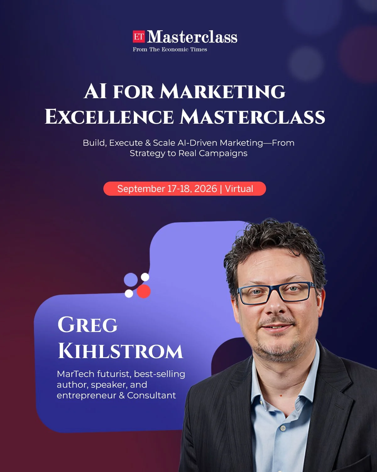 The Ecomomic Times Masterclass: AI for Marketing Excellence Masterclass