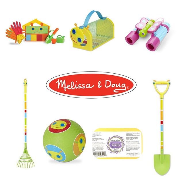 This Set is Exclusive to Lemon &amp; Lavender 💛💜 This 11 Piece @melissaanddougtoys gardening set is everything your little one needs to keep busy in the garden! Includes 100 lavender seeds from Nova Scotia to get started!  These items are also sold