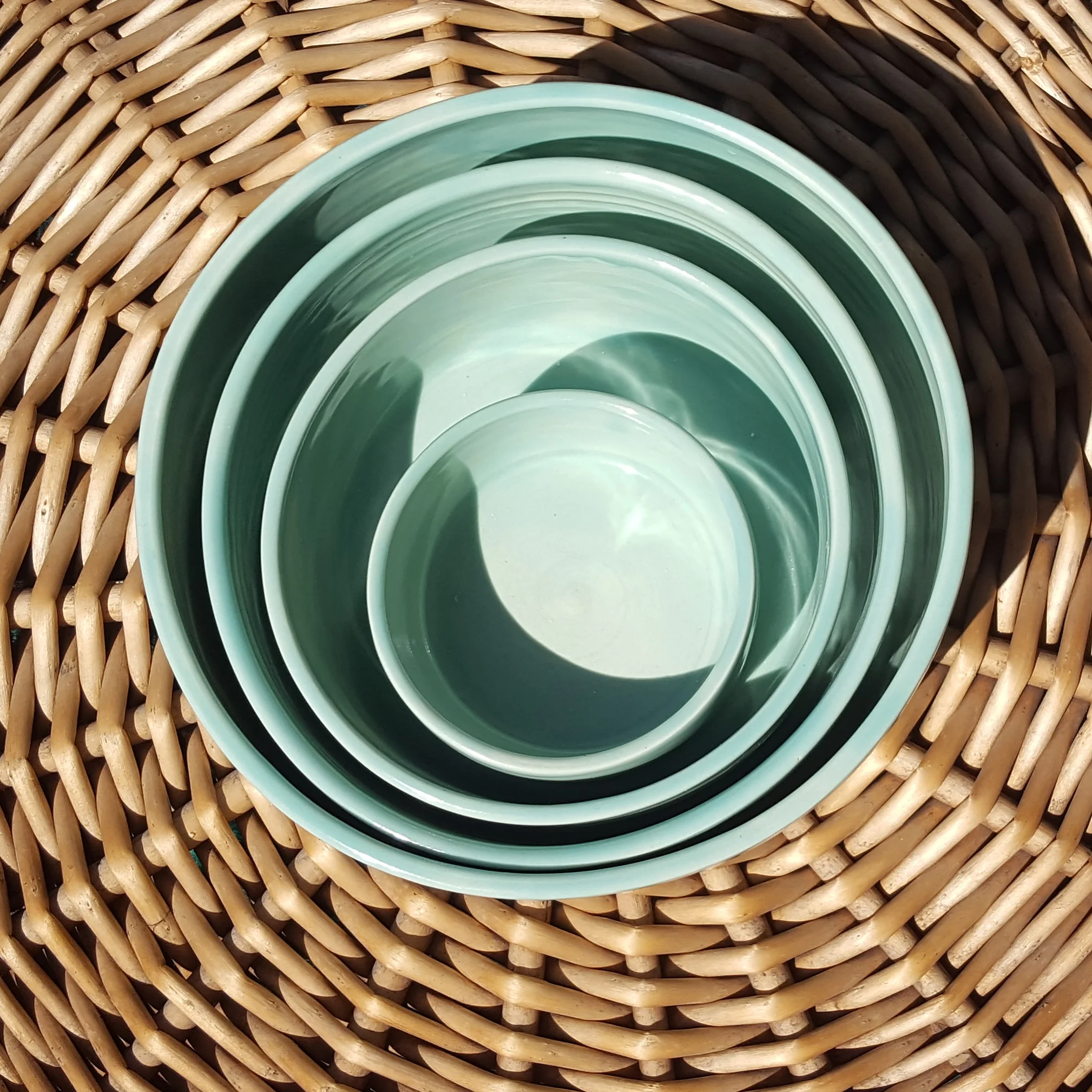 Mint Nesting Bowls (set of 4)