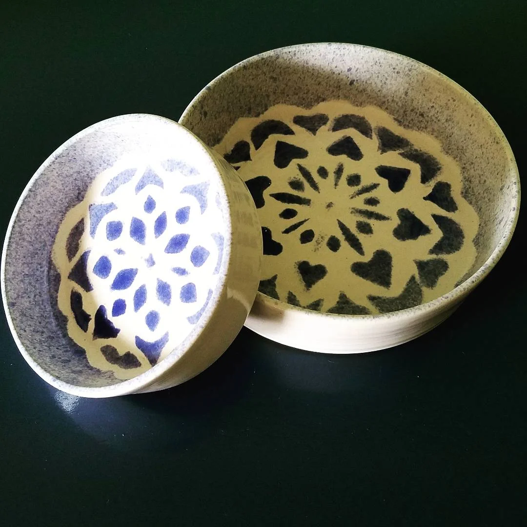 Snowflake Serving Bowls