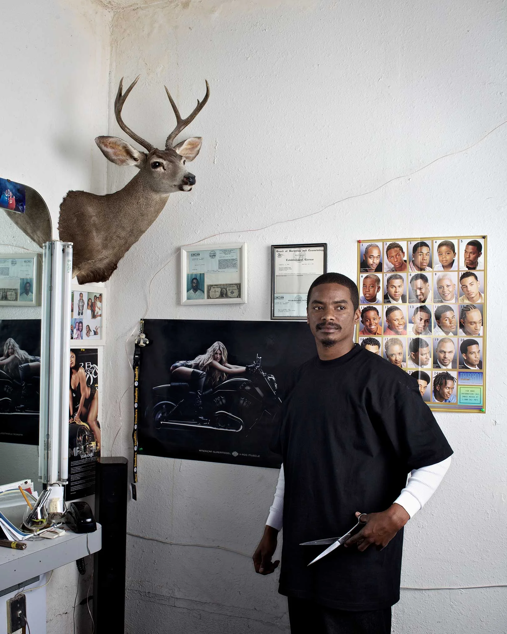 ricky riddle, barber