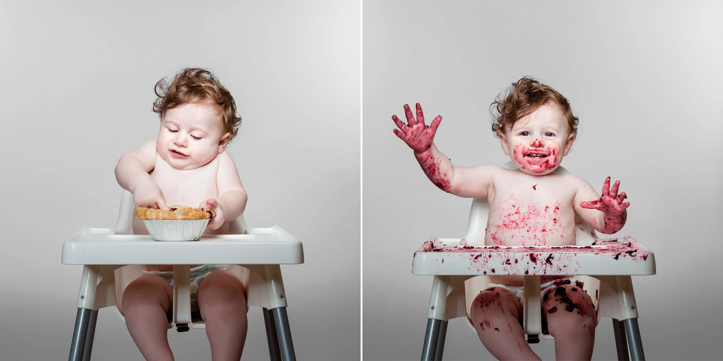 first birthday blueberry pie