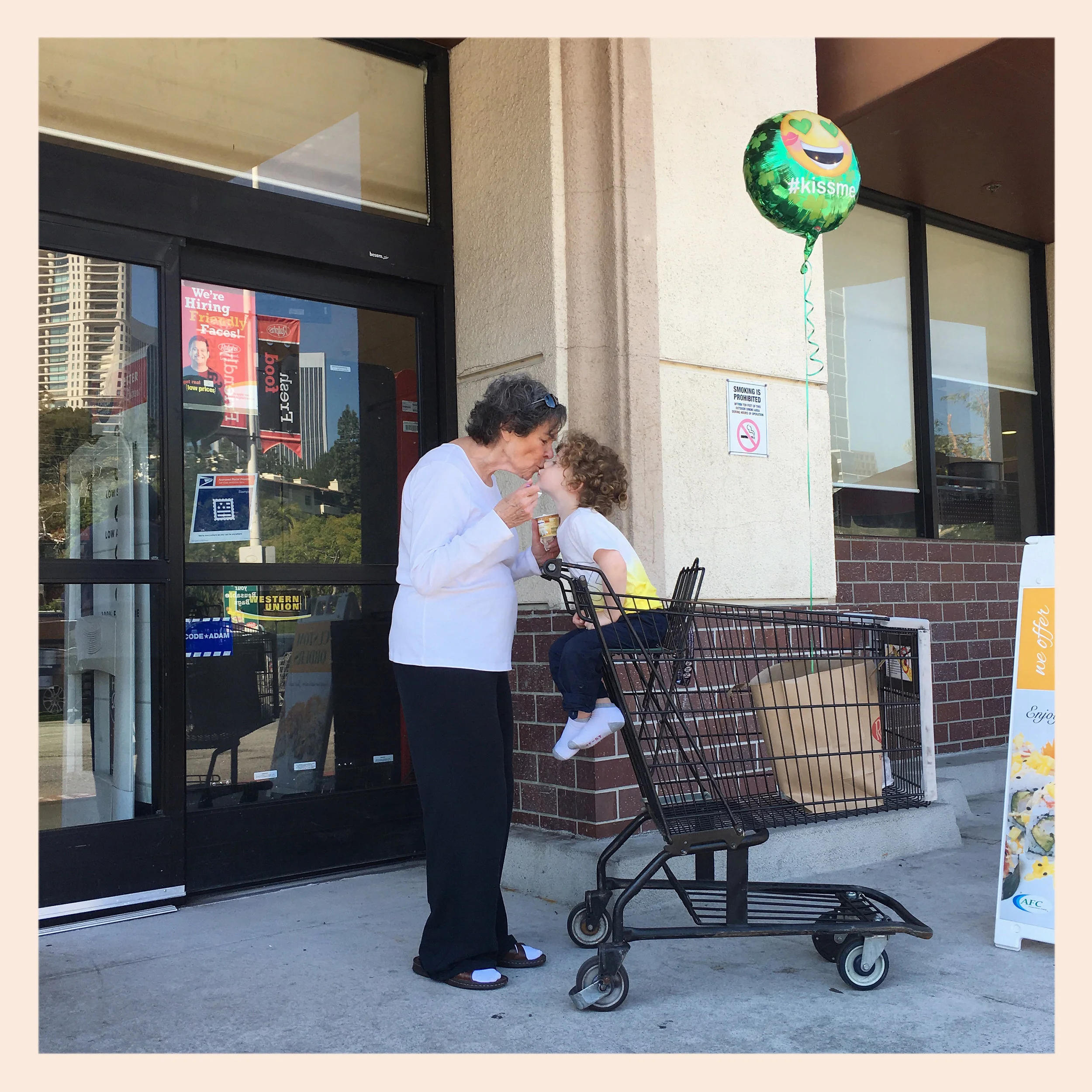 ice cream with grandma