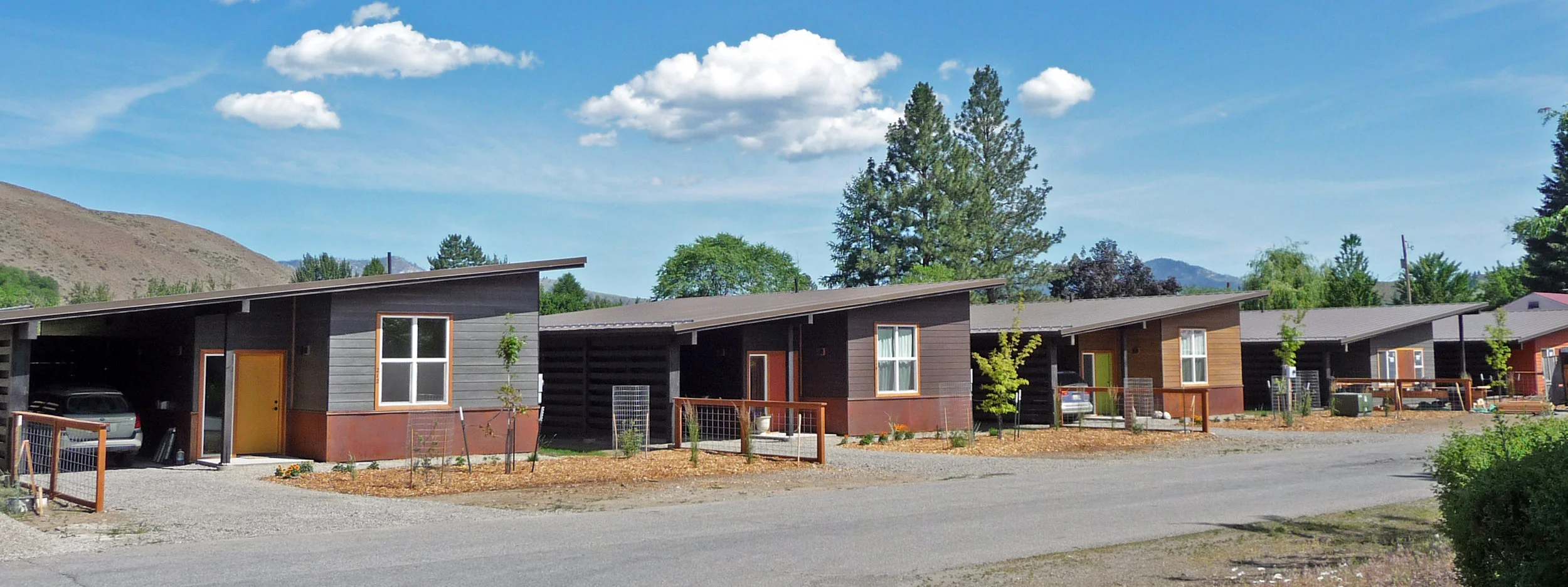 Five homes were completed in the Canyon Street Neighborhood in Twisp by 2019.