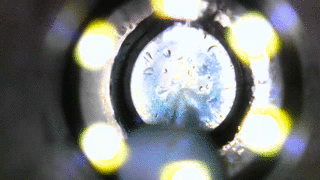 CO2 going supercritical in phase monitor