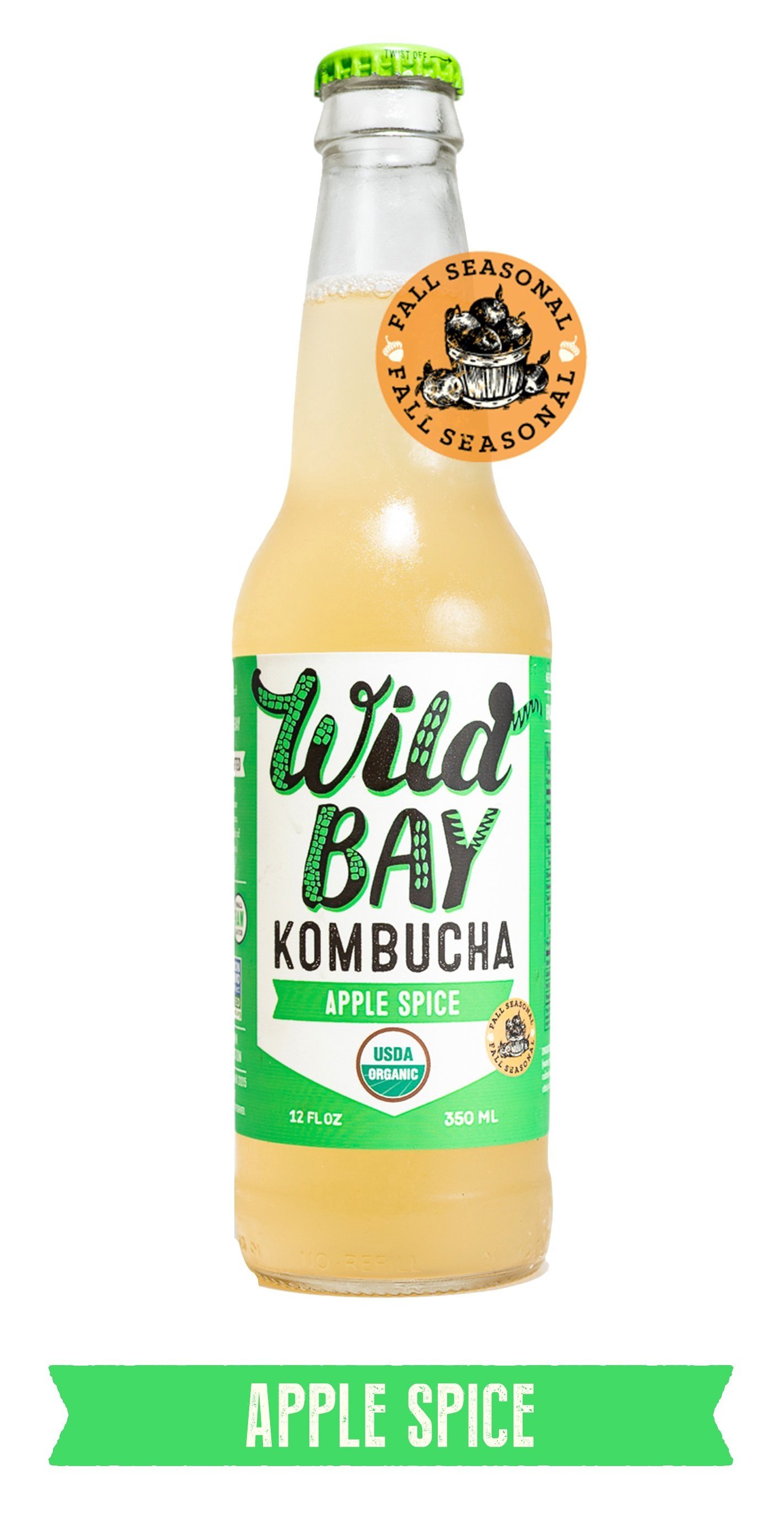 Wild Bay Kombucha Apple Spice