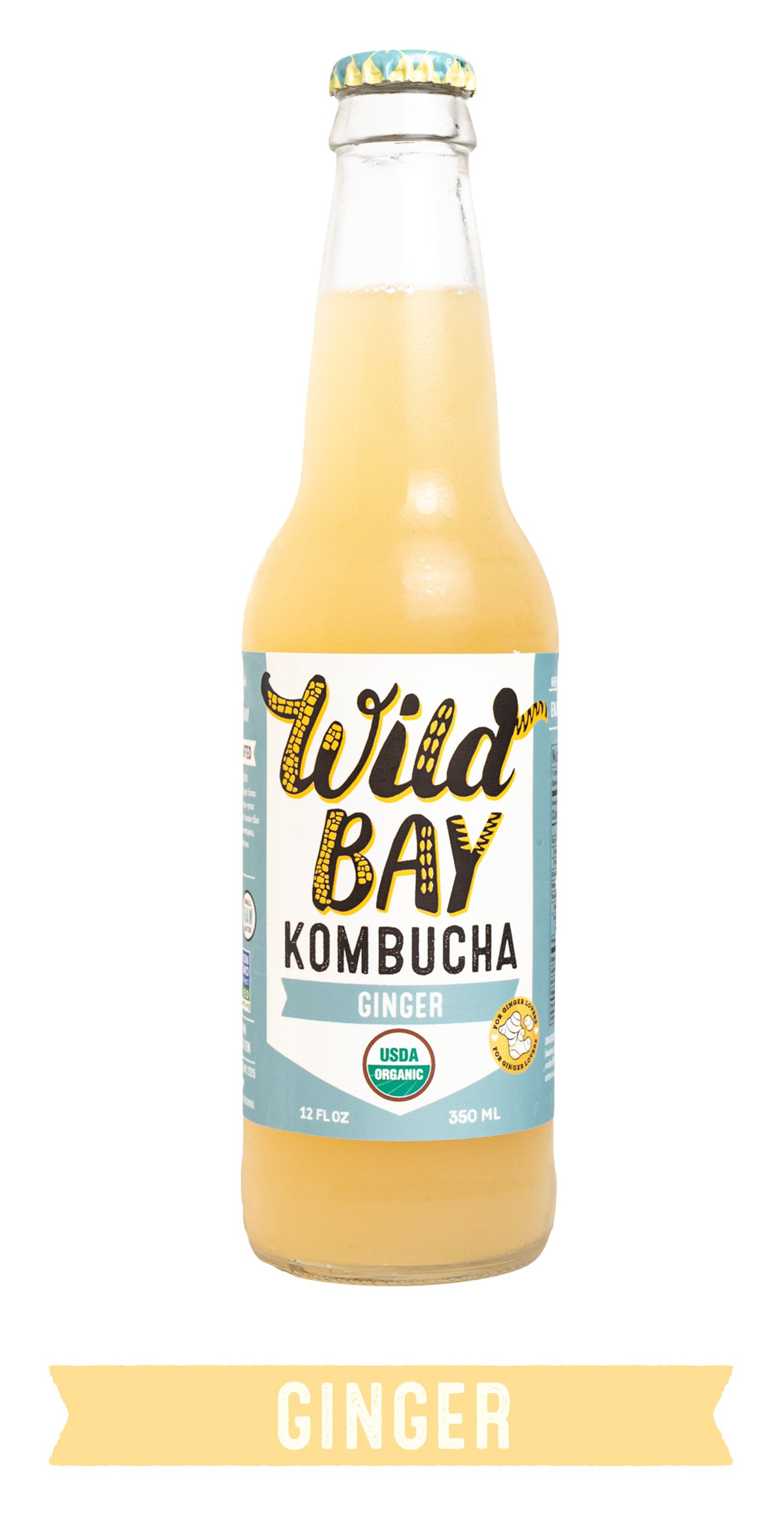 Wild Bay Kombucha Ginger