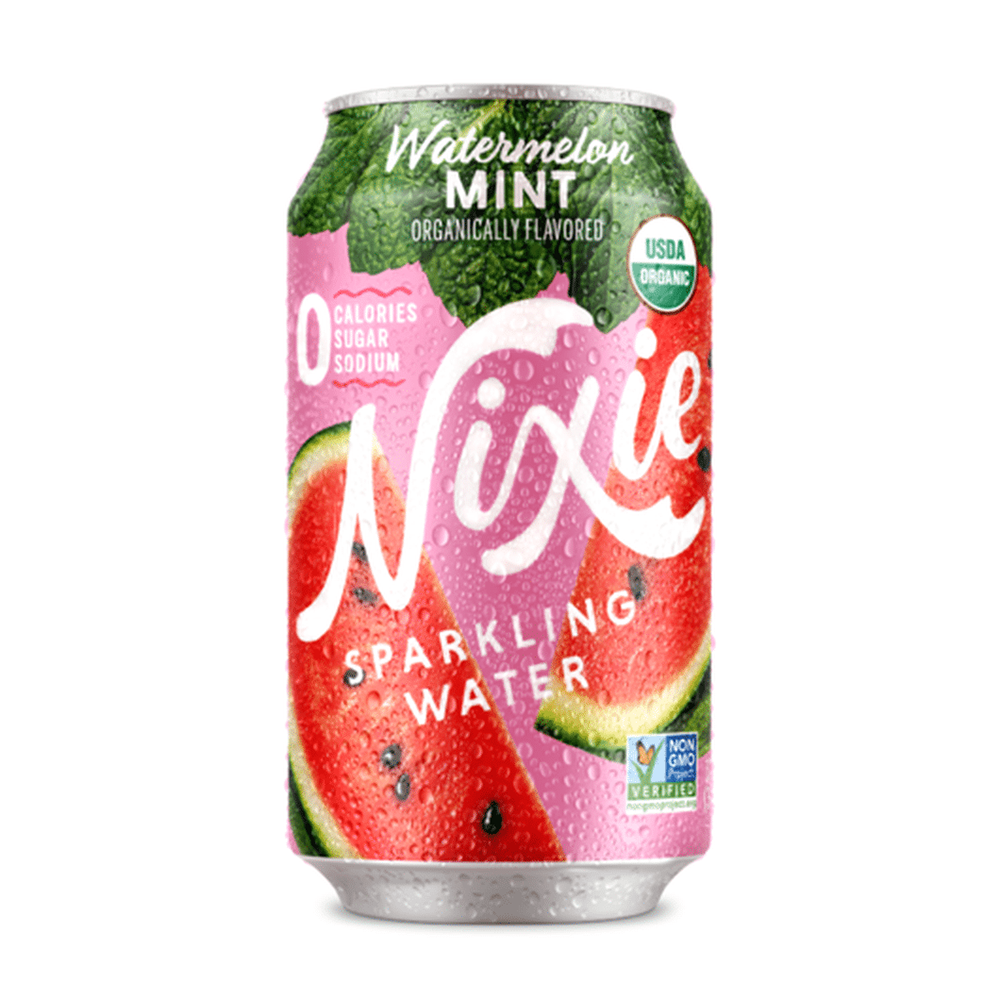 Nixie Sparkling Water Watermelon Mint 24 pack
