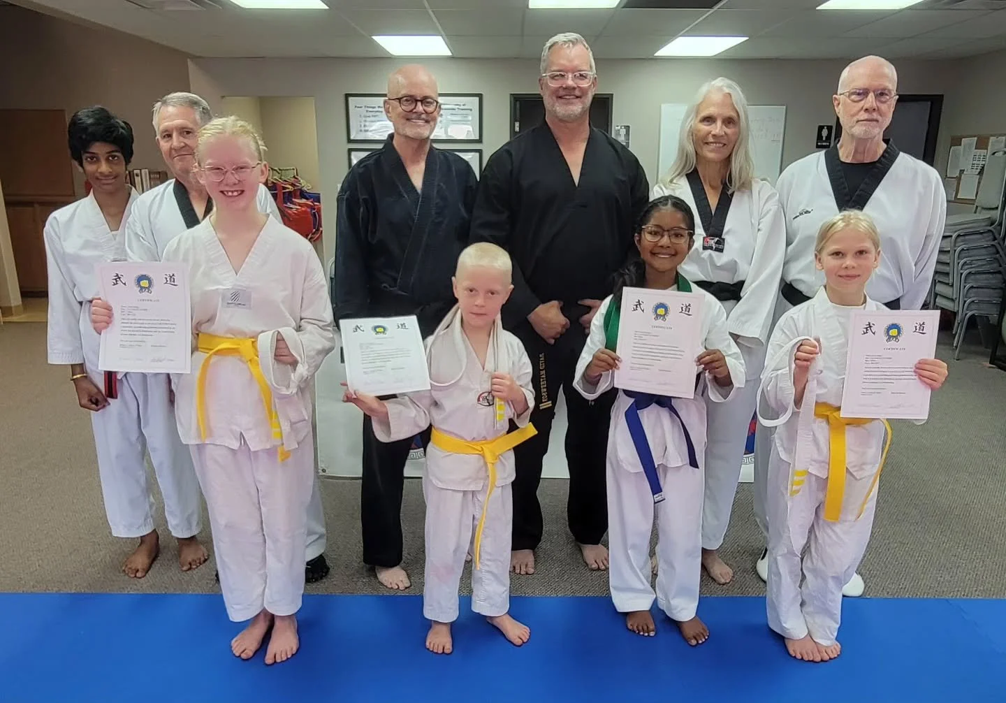 Congratulations to our students who successfully tested today! Thank you to the parents and black belts who supported the students and helped with the test. 😀 

#taekwondo #worldfederation #kukkiwon #USKMAF