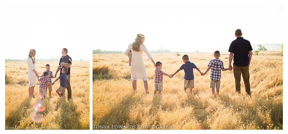 Tonya Edwards | Oroville Family Photographer | sunset family session