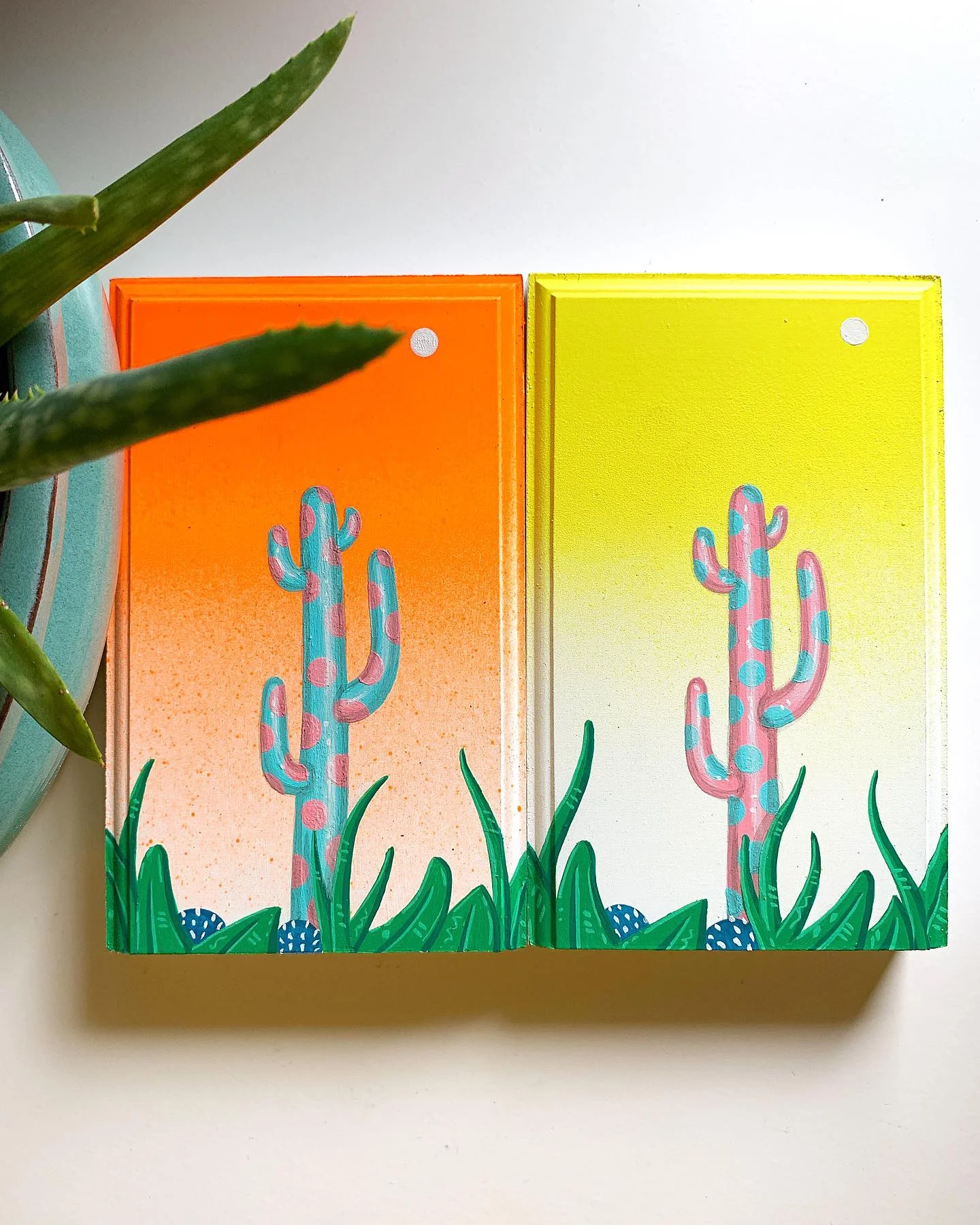 Cactus &amp; Sun (color study)