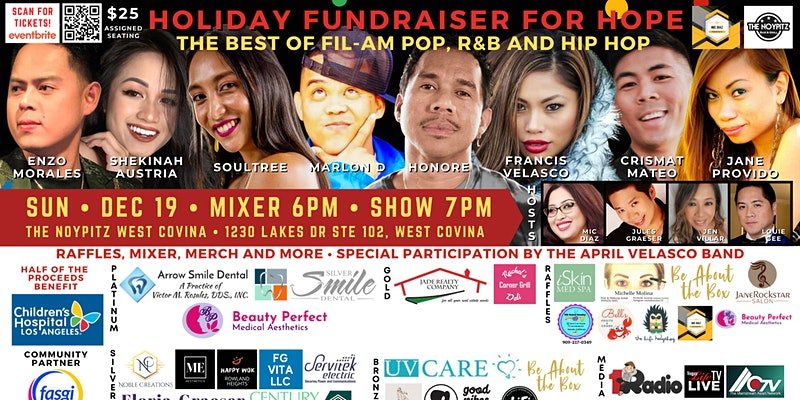 Holiday Fundraiser for Hope Concert at THE NOYPITZ WEST COVINA