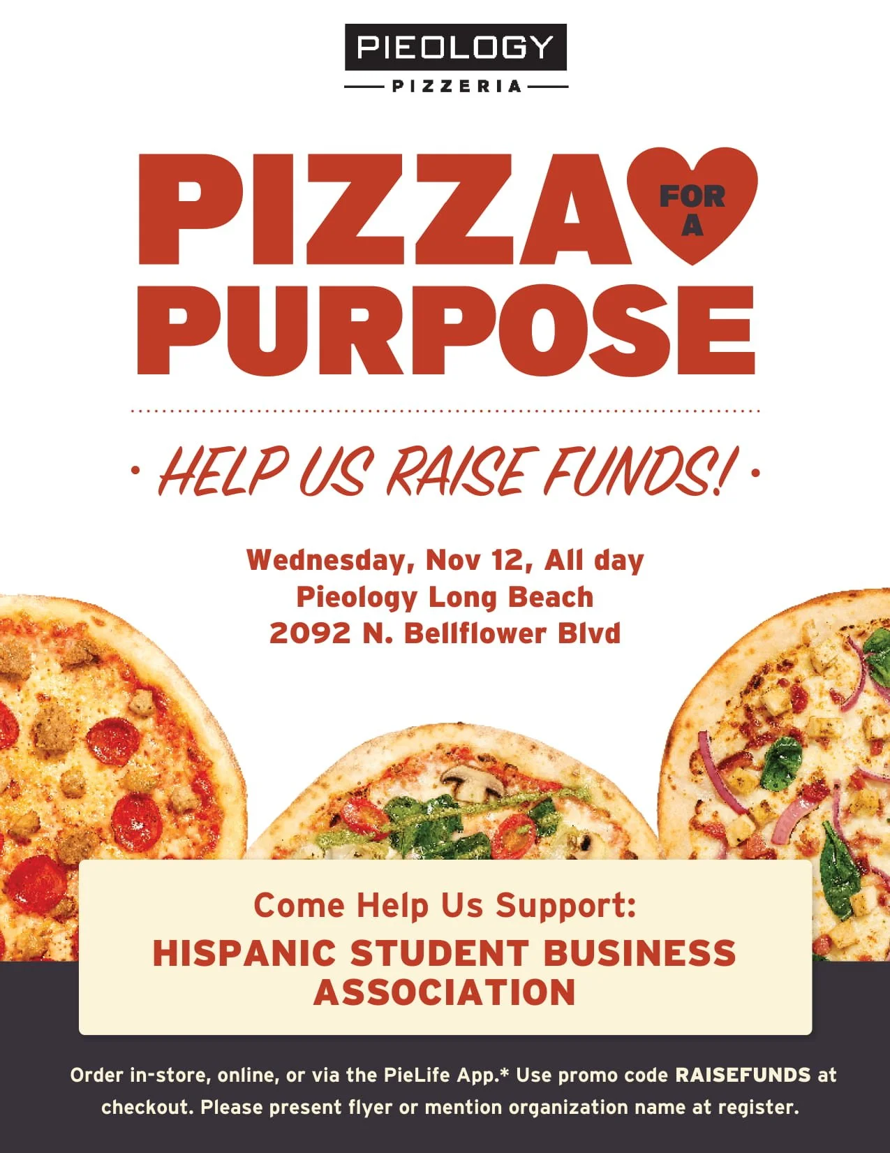 Pieology Fundraiser