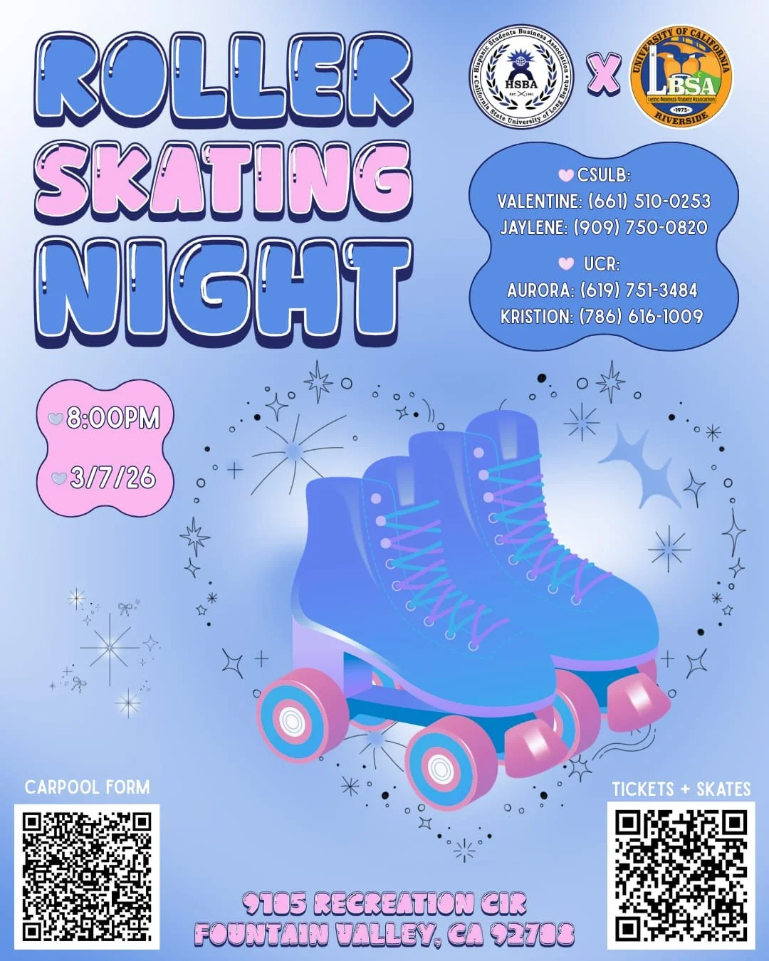 Roller Skating CSULB x UCR