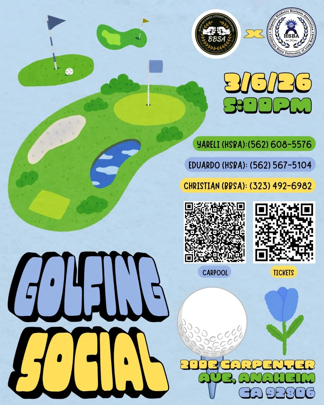 Golfing Social HSBA x BBSA