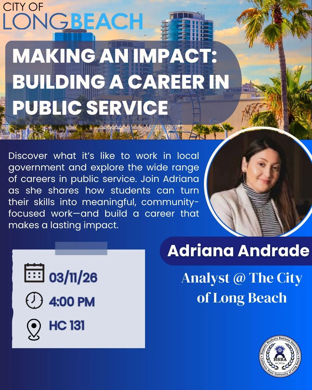 Corporate Workshop: Analyst at the City of Long Beach