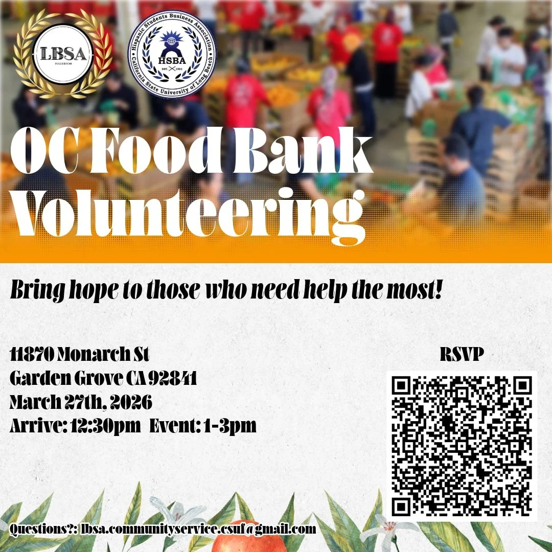 OC Food Bank Drive CSULB X CSUF