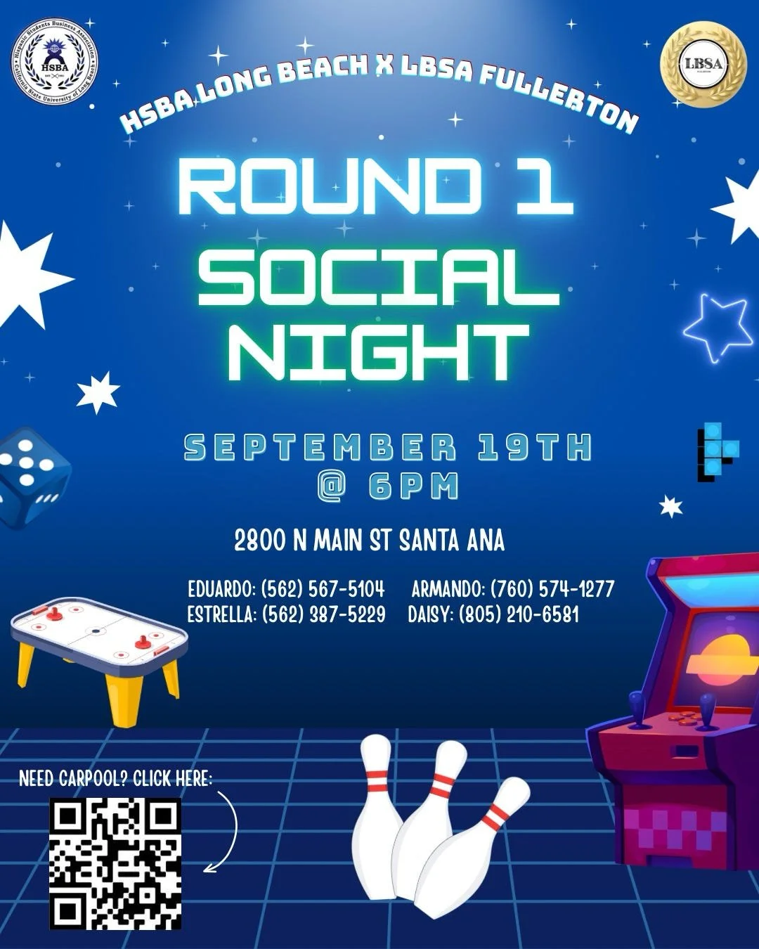 Round 1 Social Night!