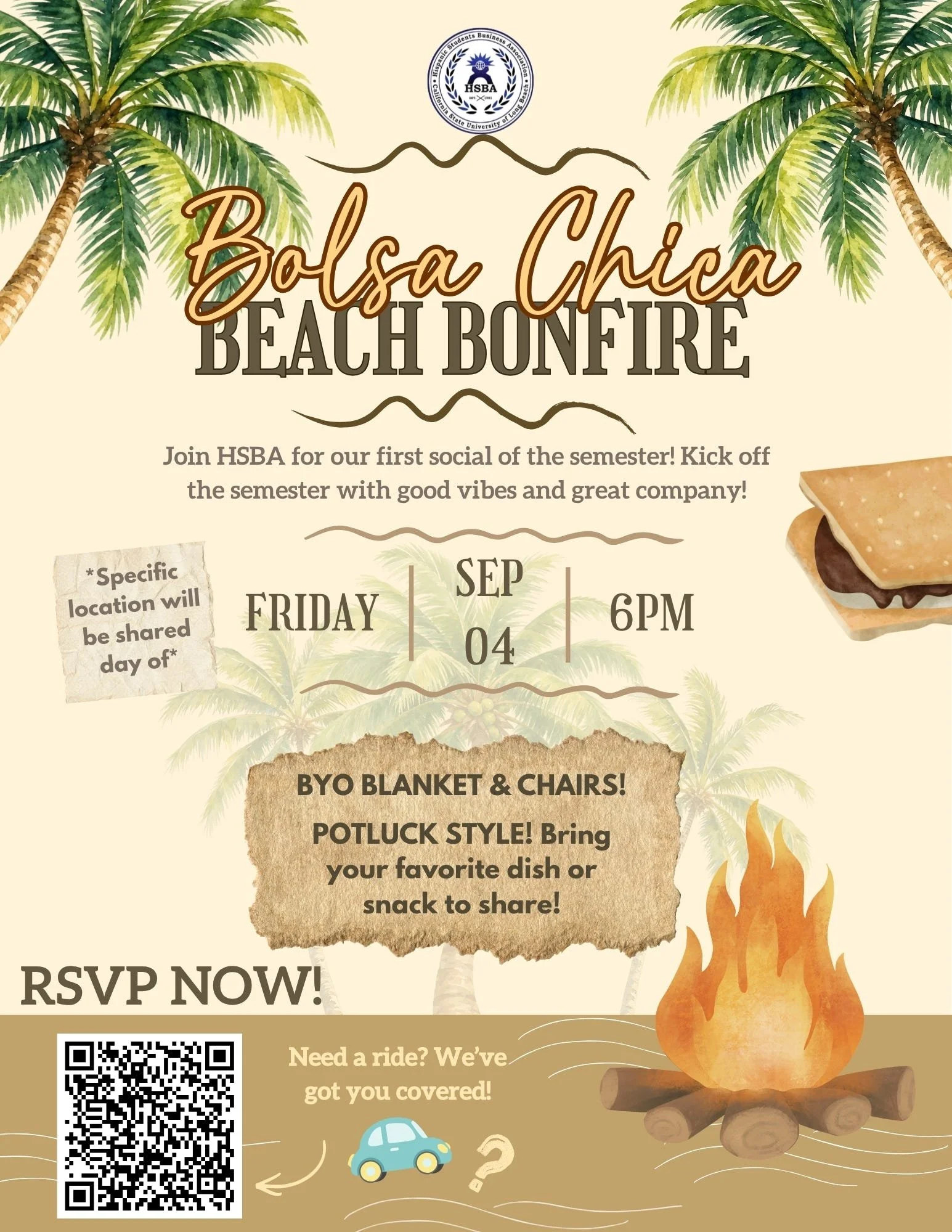 Bolsa Chica Beach Bonfire!!