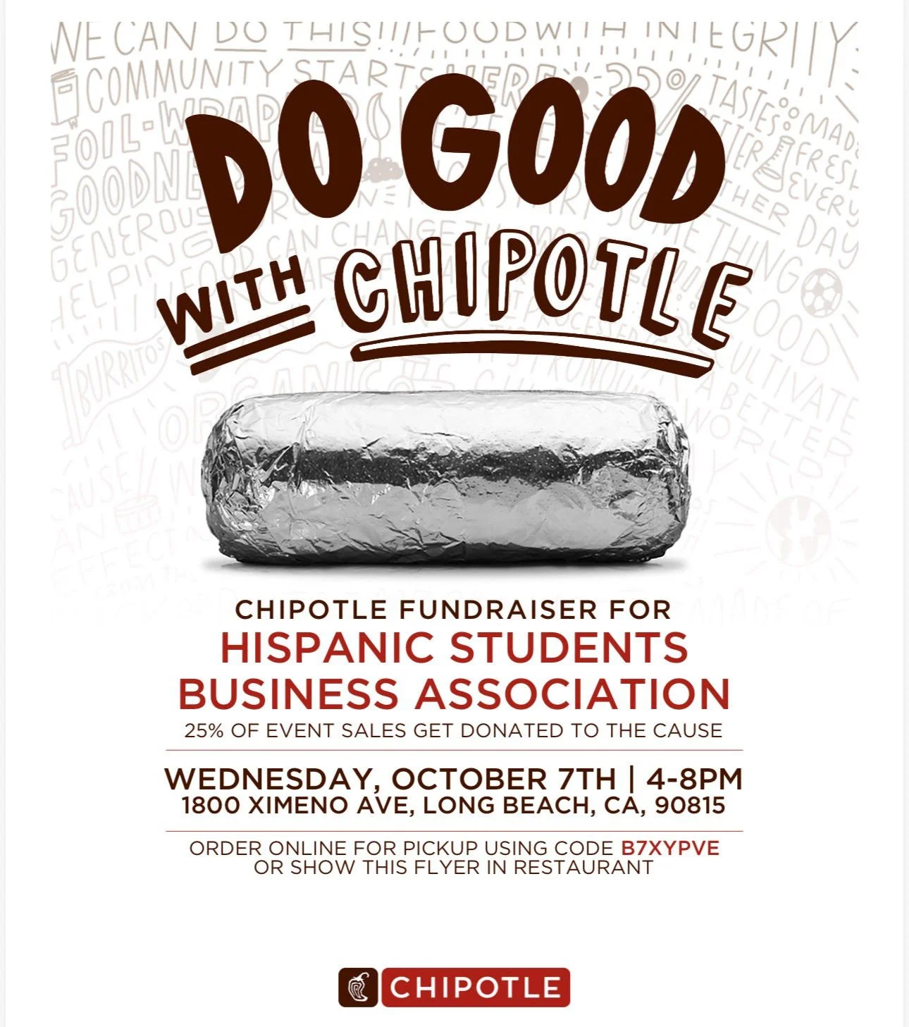 Chipotle Fundraiser