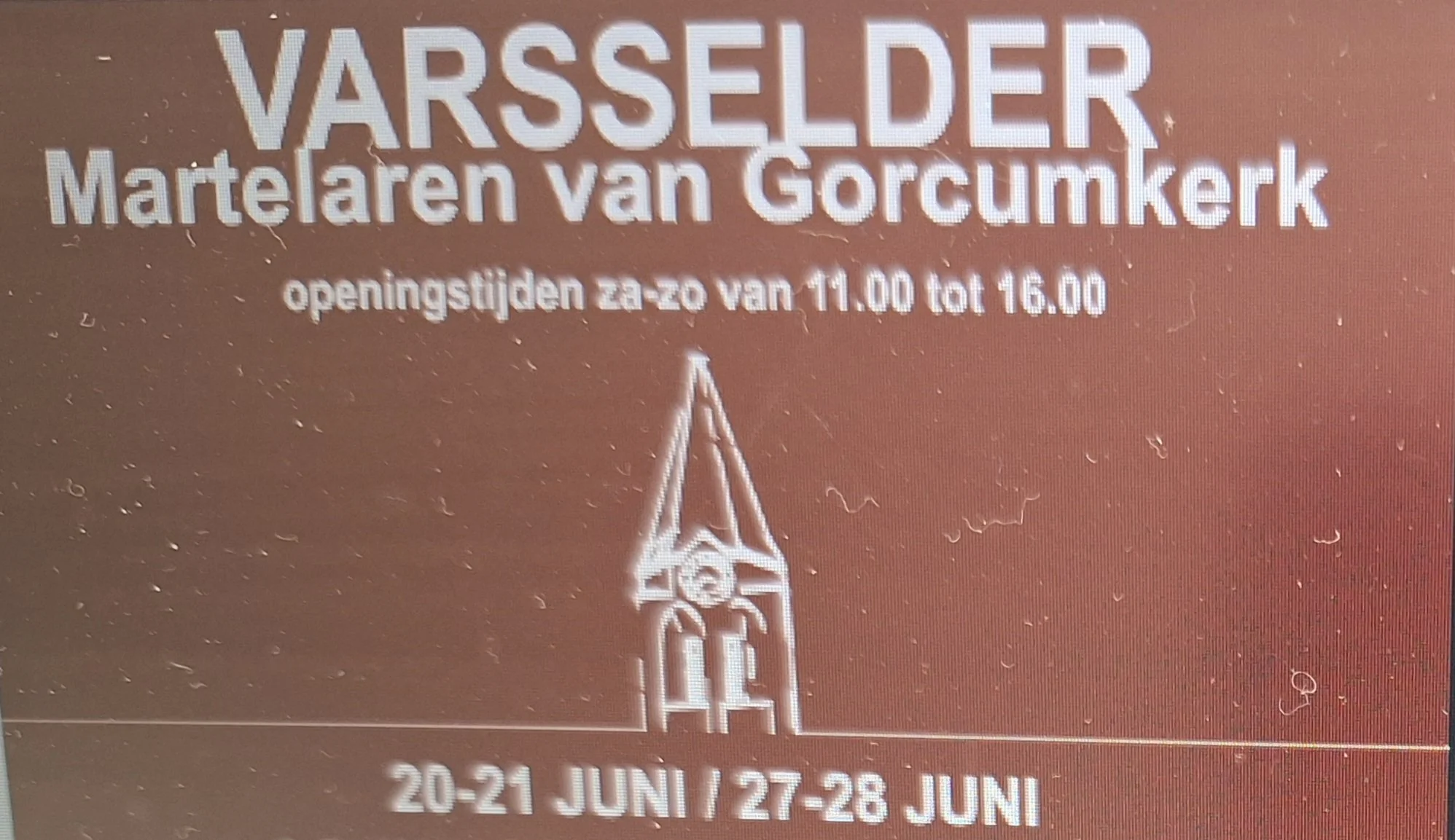 Expositie in kerk Varsselder