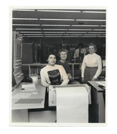 Women developers in the U.K. (Steve Shirley, Ann Moffatt, and Dee Shermer); the image is from Marie Hicks’s article on how the U.K. killed its tech industry (link in text).