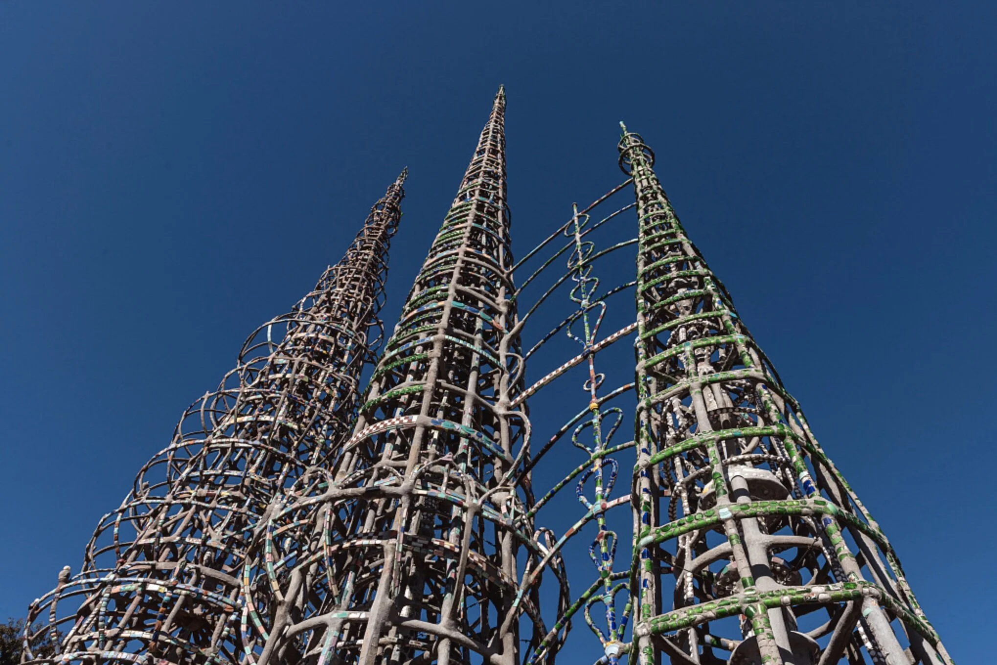 Watts Towers (1921-1954), Simon Rodia, Watts, Los Angeles. (Image: Via Library of Congress)