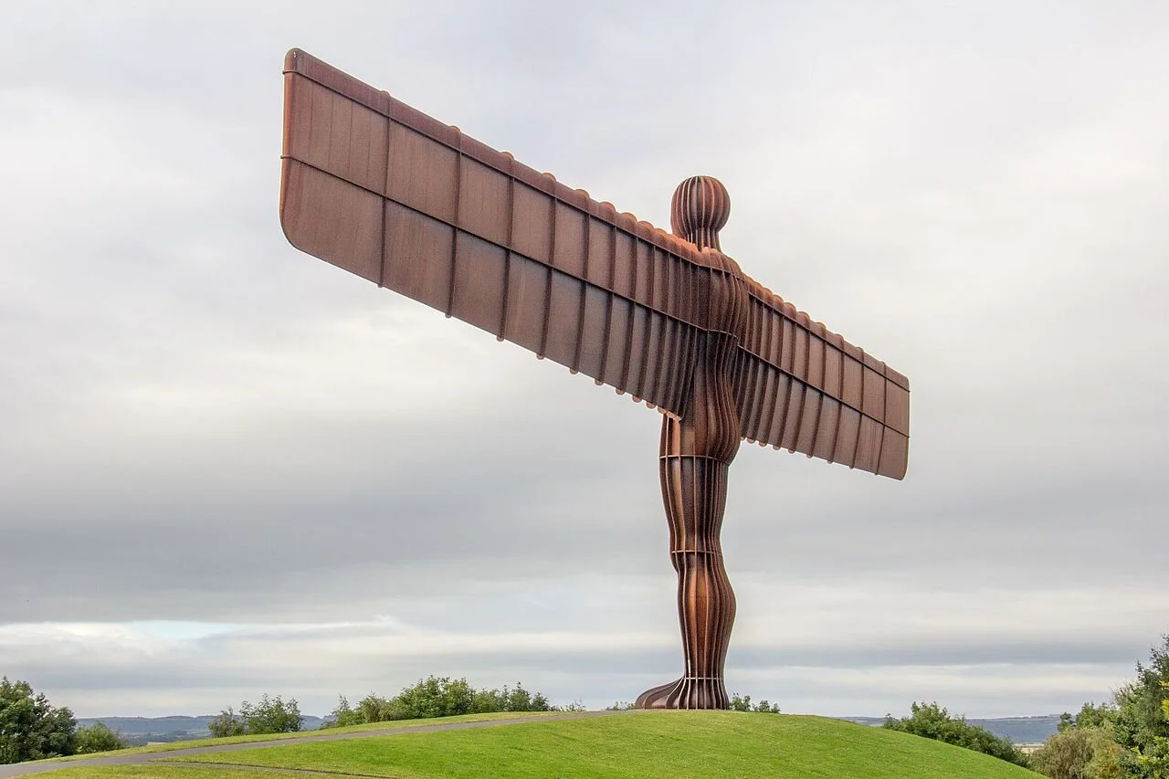 Angel of the North (1998), Antony Gormley, Location. (Image: Mike Peel via Wikimedia Commons).