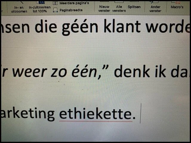 "Omdat het werkt..."