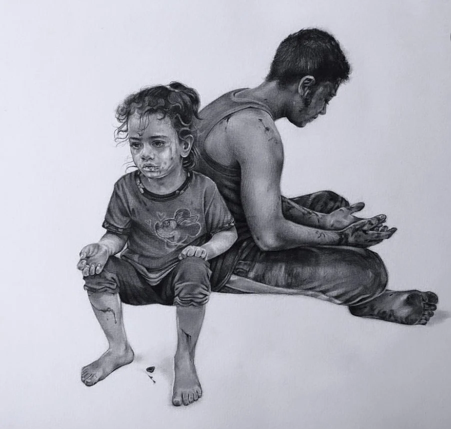 The Victims - Pencil on Paper